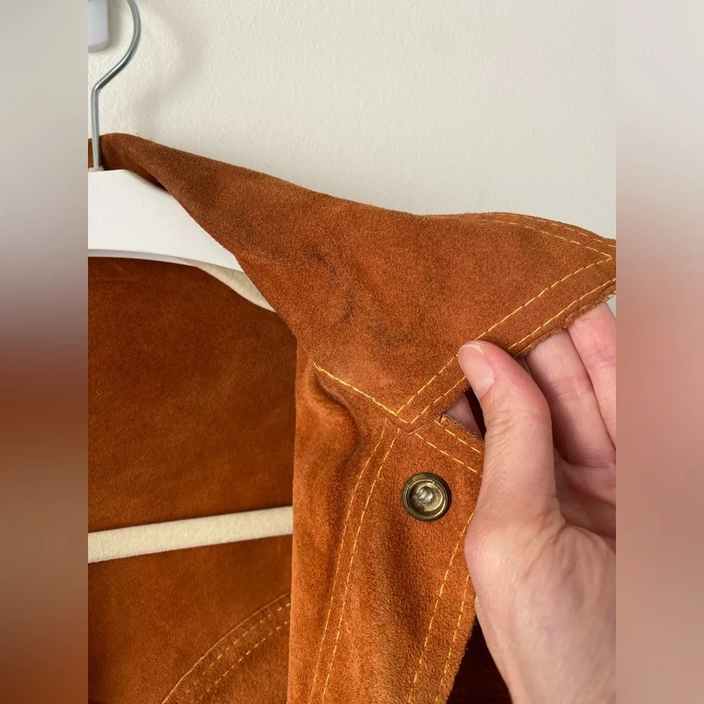 Boxy Brown suede jacket - Picture 11 of 15